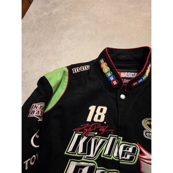 Vintage Nascar Racing 2015 Kyle Busch Champion M&M's Candy Promo Jacket Men's... - Picture 8 of 11